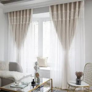 지나송 블레어 웨딩스타일 암막커튼 대형