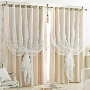 지나송 브레나 웨딩스타일 암막커튼 특대형