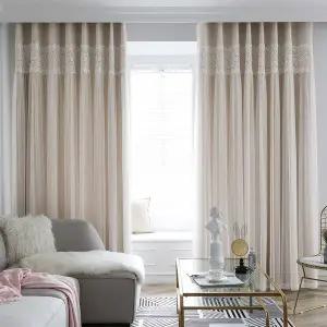 지나송 블레어 웨딩스타일 암막커튼 소형