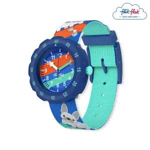 [본사] 플릭플락 유아용 시계 SKATING FRENCHIE FPSP075