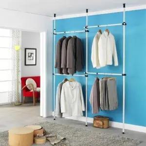 4단 일반행거 K.T 행거 코리아하우스 가정용 옷걸이 (WFH0W9L)