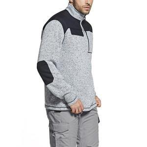 [테슬라]CQR 남성 긴팔 하프집업 방한 기모 플리스  CQ-HKZ401