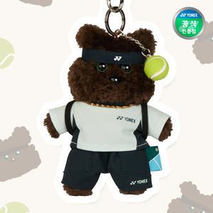 요넥스 테니스 인형 키링 255AA001U 다크브라운