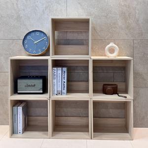 이너피스 원목 공간박스 수납박스 나무 틈새