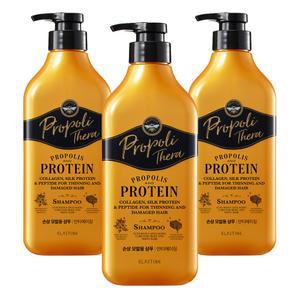 엘라스틴 프로폴리테라 데일리 두피케어 손상 모발용 샴푸 500ml 3개