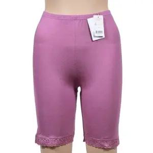 속바지 5부레이스 챠밍 촉감 무지 편안한 가볍고 부드 가볍고 부드러운 촉감 편안한