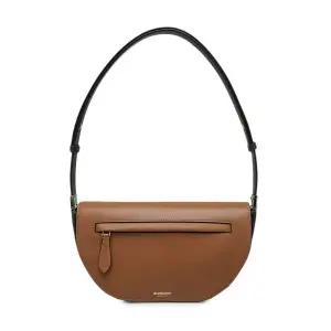 [중고명품] 카멜 브라운 올림피아 스몰 숄더백