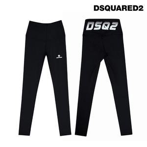 [디스퀘어드2] 여성 와이드밴드 에어슬림 레깅스 블랙