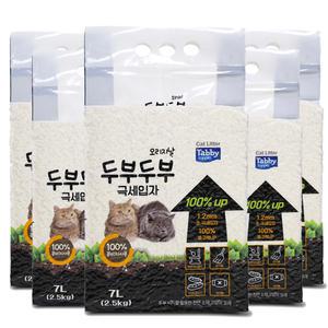 두부두부 극세입자 오리지날 고양이모래 7L x 6개