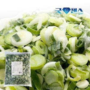냉동대파슬라이스 1kg 깐 파 파기름 국물요리 대용량 손질야채