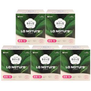 좋은느낌 유기농 라네이처 울트라 중형 12P X 5팩