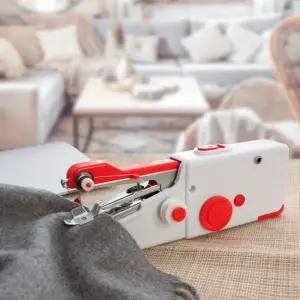 파워소잉 휴대용 자동 핸드미싱 한손 수선 미니재봉틀