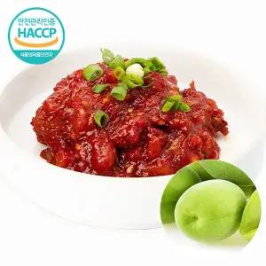 [웰굿] HACCP 전북 프리미엄 매실 품은 비빔오징어젓갈 800g