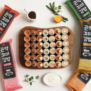 [다신샵] 탄수화물저감특허 곤약꼬마김밥 5+5팩 / 컬리플라워 곤약현미밥