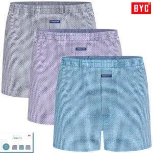 BYC화사한컬러패턴40수스페셜트렁크팬티3매입 MCG4043