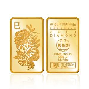 갤러리아 순금 을사년 뱀 골드바 24K 18.75g 999.9 금시세