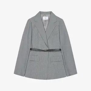 [SI](의정부점)체크 슬림핏 벨티드 재킷 (SSKJJAB11080)(SSKJJ11080)