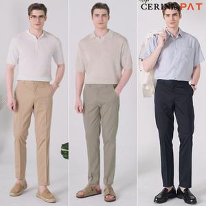 [CERINI BY PAT] 남성 냉감 워셔블 면스판 팬츠3종