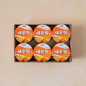 [농심] 새우탕 컵면 (67g6입)