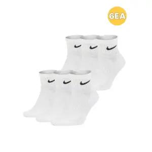 [6EA]  양말 에브리데이 쿠션 트레이닝 크루 삭스 화이트 단목양말 SX7667-100