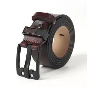 유얼맨 핀버클 소가죽 벨트 정장 캐주얼벨트 허리띠
