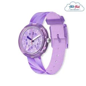 [본사] 플릭플락 유아용 시계 PURPLE PRISM FPNP167