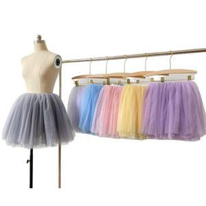 성인 튜튜 스커트 발레 예쁜 치마 메쉬 발레복 미니 샤스커트 풍성한