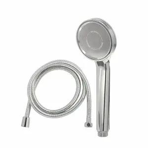대림바스 1기능 수압상승 샤워헤드+메탈호스 2M SET