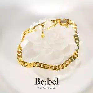 순금팔찌 11.25g 24k 남자 디자인 체인 비벨 세돈 3돈