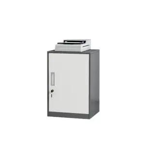 도어 원 미니 그레이+화이트 철제 캐비넷65cm (WFHJL3F)