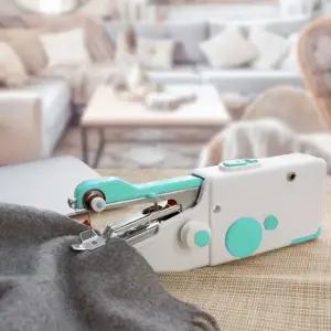 핸드미싱 한손 미니재봉틀 휴대용 자동 간이 파워소잉 (WFHJANT)