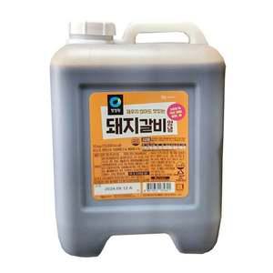 청정원 돼지갈비양념 10KG 돼지갈비 갈비양념