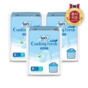[소피]쏘피 2025 쿨링프레쉬 팬티라이너 롱 40P 3팩