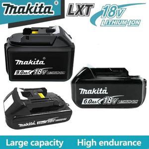 100% 정품/18V 오리지널 Makita 9Ah 배터리 bl1850b BL1850 bl1860 bl 1860 bl1830 bl1815 bl1840 LXT 6.0A