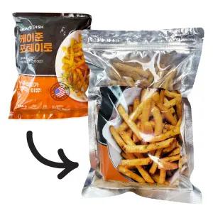 맘스터치 케이준 포테이토 500g 양념 감자튀김