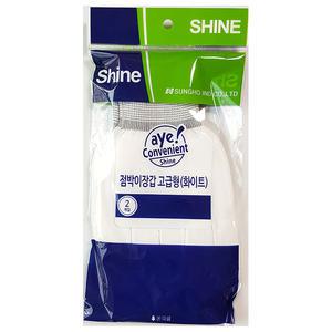 점박이장갑 고급형 (화이트) 2p / 면 안전 작업장갑