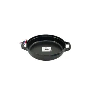 스타우브 B품 투핸들 원형팬 블랙24cm 주물 인덕션 오벌볼 타원냄비