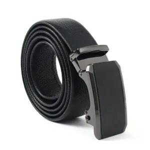 M8 소가죽 벨트 자동버클 남성허리띠 정장벨트 남성벨트 가죽벨트 소가죽벨트