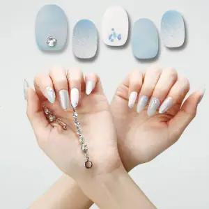 위쁨 네일스티커 WEN009 네일팁 젤네일스티커 36개