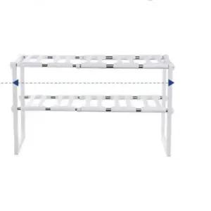 2단 싱크대 하부 선반 길이조절 주방 수납 정리 정리 후라이팬정리대 냄비정리대