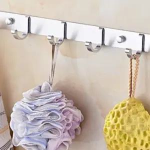 고품질 벽걸이 행거 후크 옷걸이 모자 주방 경량 알루미늄 주방 (WFIX5ZJ)