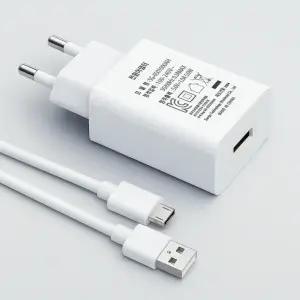 5V1A USB 저전력 저속 충전 어댑터 멀티 충전기 2A USB A타입 마이크로 5핀타입 충전 케이블 1세트