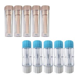 프리미엄 하드렌즈뽁뽁이 5개 + 하드렌즈케이스 블루 5개 석션 흡입봉