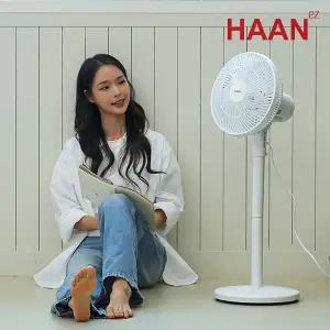 가정용 한경희 11인치 2WAY 좌식 겸용 저소음 스탠드 선풍기 HAC330 화이트 기계식