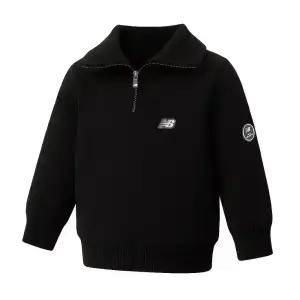 뉴발란스 키즈 소프트 알파인 아동 주니어 긴팔티셔츠 긴팔티 블랙 NK9BD4551U-19