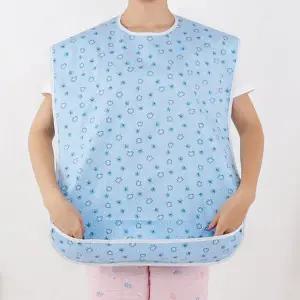 요양원앞치마 성인 어른 노인 어르신 간호 간병 보호센터 병원 환자용 턱받이