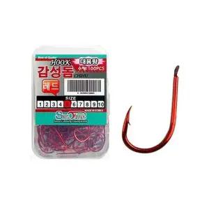 ST 씨타임 감성돔바늘 벌크 레드 바늘/스포츠/레저/낚시/낚시용품/바다낚시/바다낚싯바늘/바늘채비/생미끼