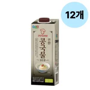정식품 간단요리사 콩국물 검은콩 콩물 950ml 12팩