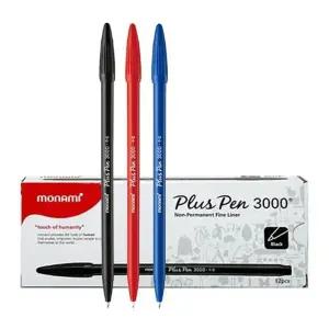 모나미 수성펜 플러스펜 12자루 1타 프러스펜 싸인펜 사인펜