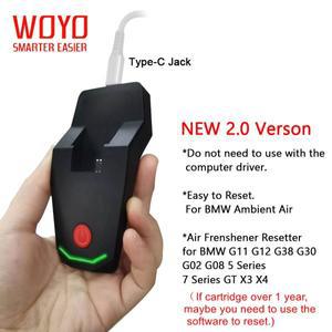 WOYO R3 BMW 앰비언트 에어 카트리지 리셋터, 향기 스마트 박스 칩 액티베이터 도구, G30 G11 X3-X7 3/5/7